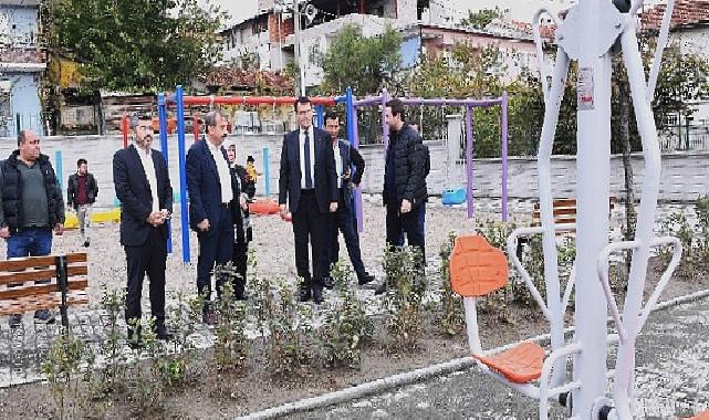 Harmancık ilçesi’nin ilk parkı Osmangazi Belediyesi’nden