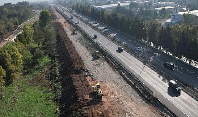 Kocaeli Stadyumu yolunda trafik düzenlemesi