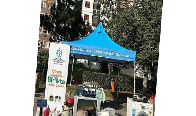 Kocaeli’de 2 ton elektronik atık 700 lt bitkisel yağ toplandı