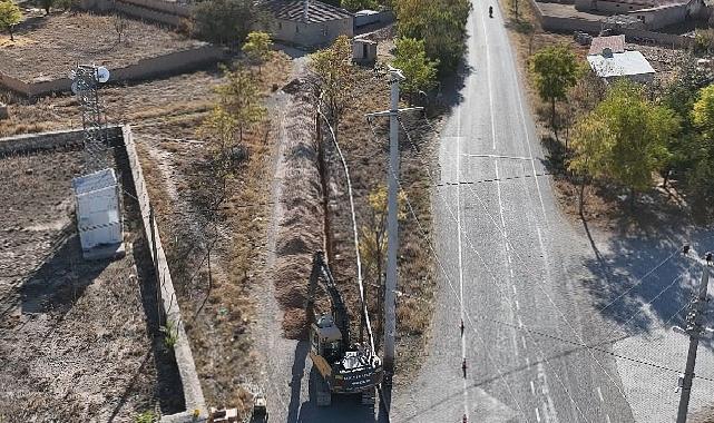 Konya Büyükşehir Çumra’ya Yeni Bir Su Şebeke Hattı Daha Kazandırıyor