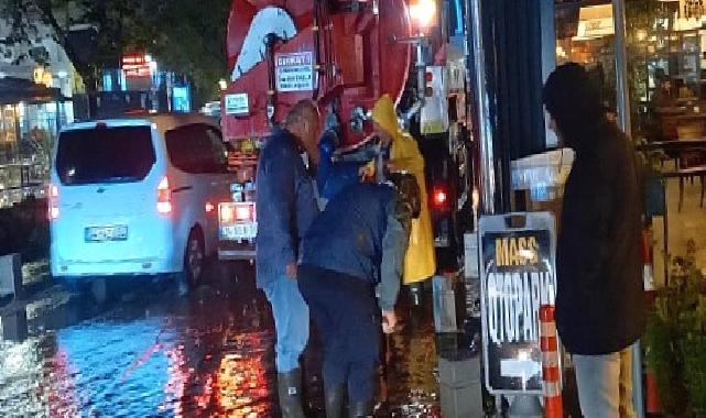 Şiddetli yağışlarda isu’dan yoğun mesai