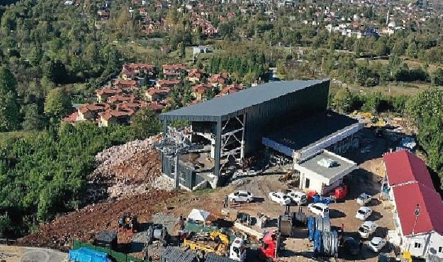 Teleferik’te ana hat boyunca haberleşme halatı