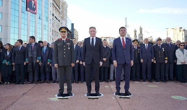 Ulu Önder Mustafa Kemal Atatürk, Taksim’de anıldı