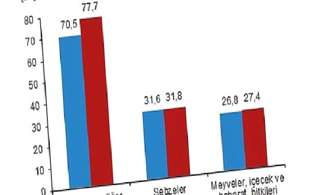 Bitkisel üretim bir önceki yıla göre arttı