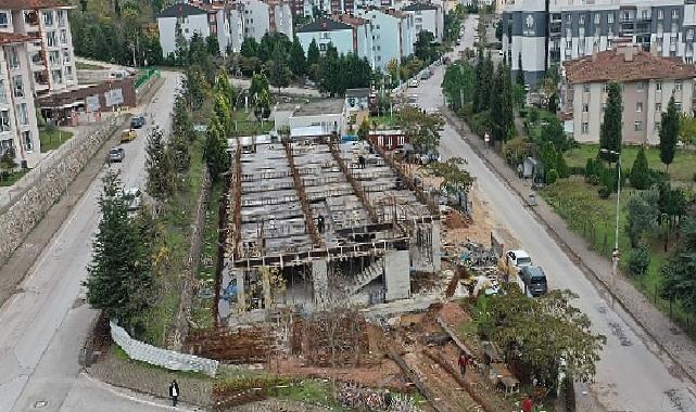 Derince’de inşa edilen Cemevi yükseliyor