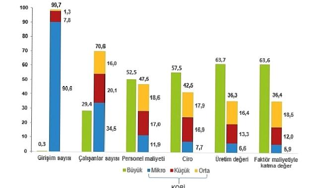 Küçük ve Orta Büyüklükteki Girişim İstatistikleri, 2022