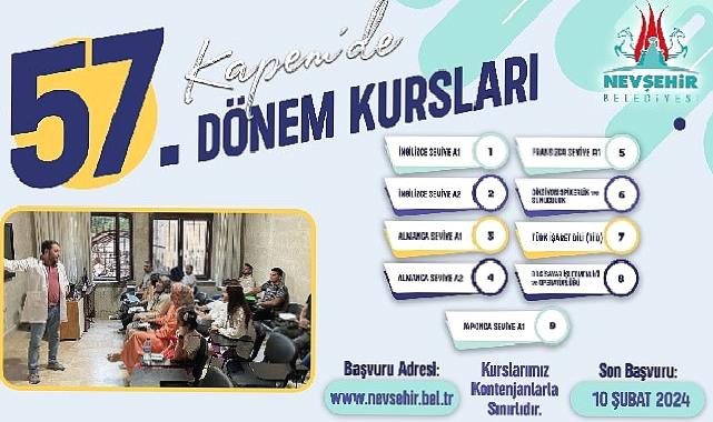 KAPEM’de 57. dönem kursları için kayıtlar başladı