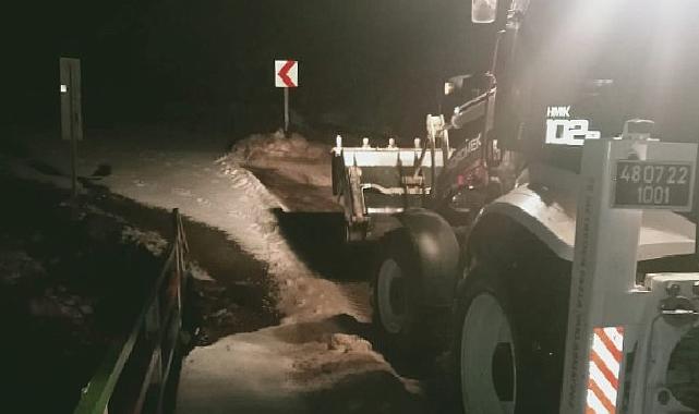 Dolu yağışına Milas Belediyesi’nden anında müdahale