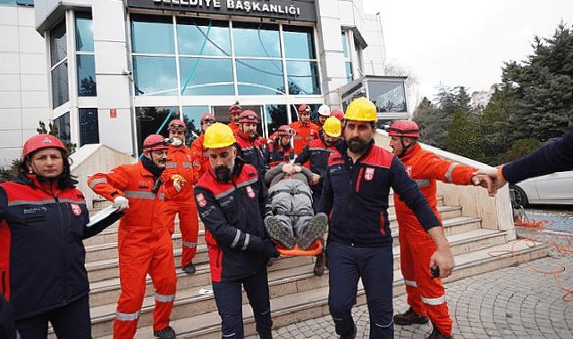 Beylikdüzü Belediyesi’nden Deprem Tatbikatı