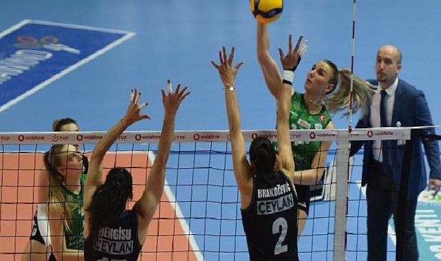 Nilüfer’in sultanları Beşiktaş’a set vermedi