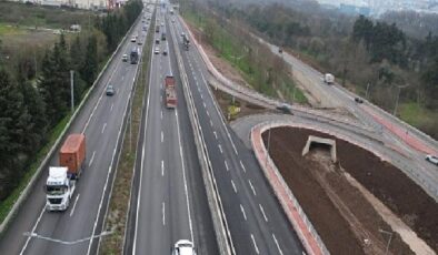 Stadyum bağlantı yolunda tamamlanan kısımlar trafiğe açıldı