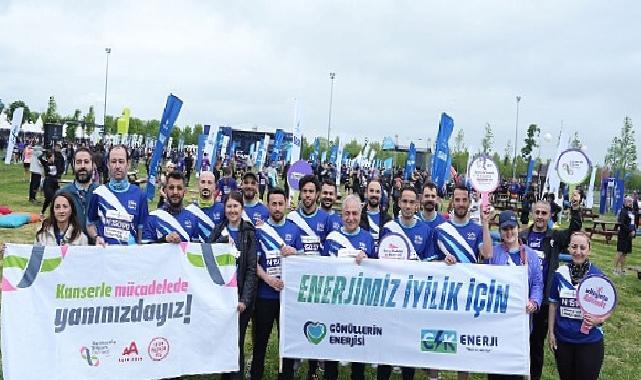 CK Enerji çalışanları, İstanbul Yarı Maratonu’nda kanserle mücadele için koştu