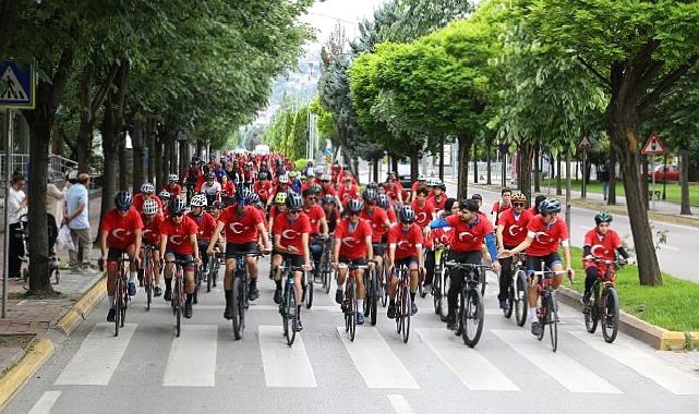 Kocaeli’de pedallar ‘Barış’ için çevrildi