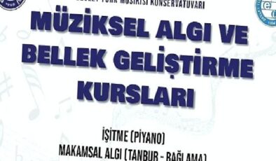 EÜ’den “Müziksel Algı ve Bellek Geliştirme Kursları”