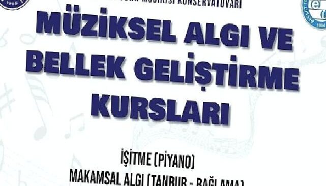 EÜ’den “Müziksel Algı ve Bellek Geliştirme Kursları”