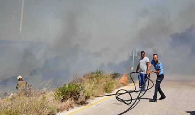 İzmir İtfaiyesi yangınlar için seferber oldu