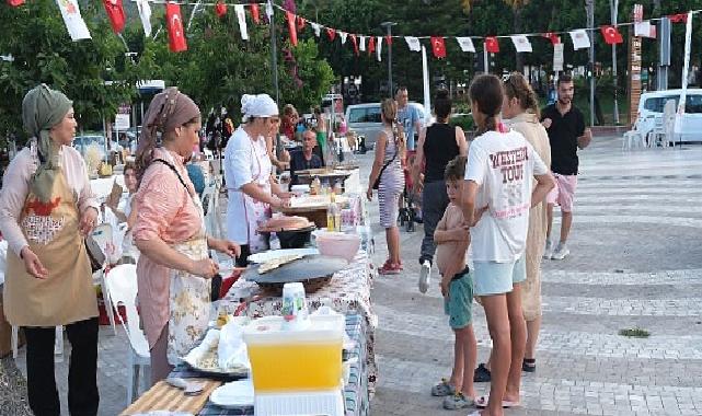 Kemer’de üreten ev hanımları kermesi