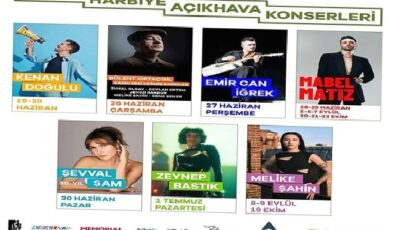 Paribu Harbiye Açıkhava Konserleri Başlıyor