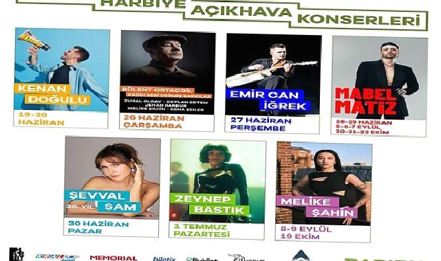 Paribu Harbiye Açıkhava Konserleri Başlıyor