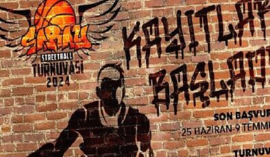 Saray Streetball Turnuvası’na kayıtlar başladı